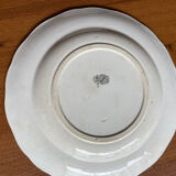 Set of 5 earthenware plates from Luneville