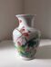 Antique Chinese ceramic vase with painted bird decoration