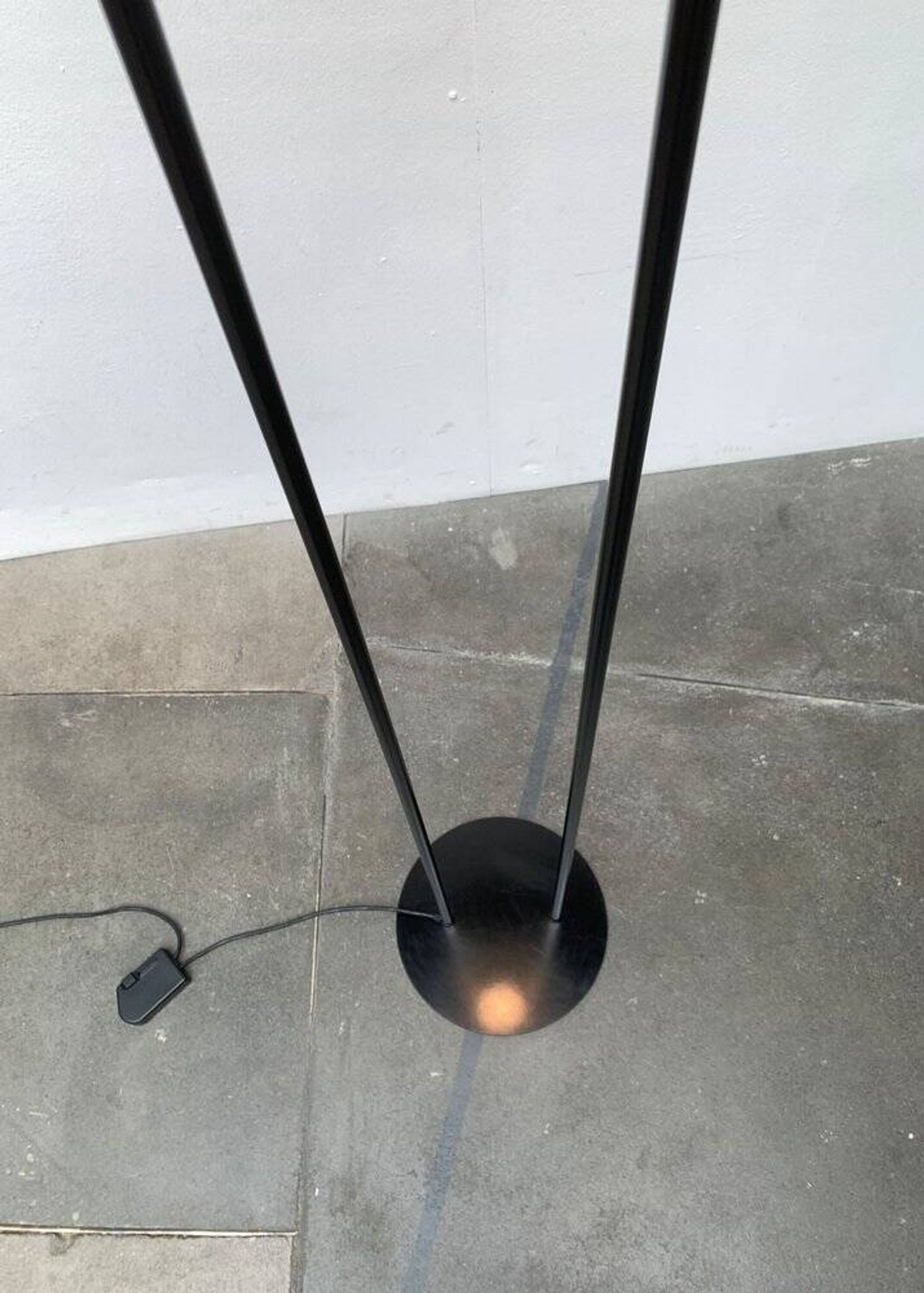 Lampe sur pied italienne vintage, années 1980