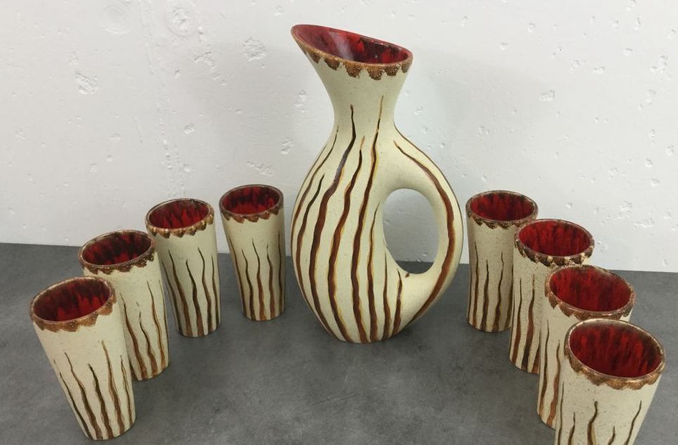 Ceramic lemonade service Bruno Dose