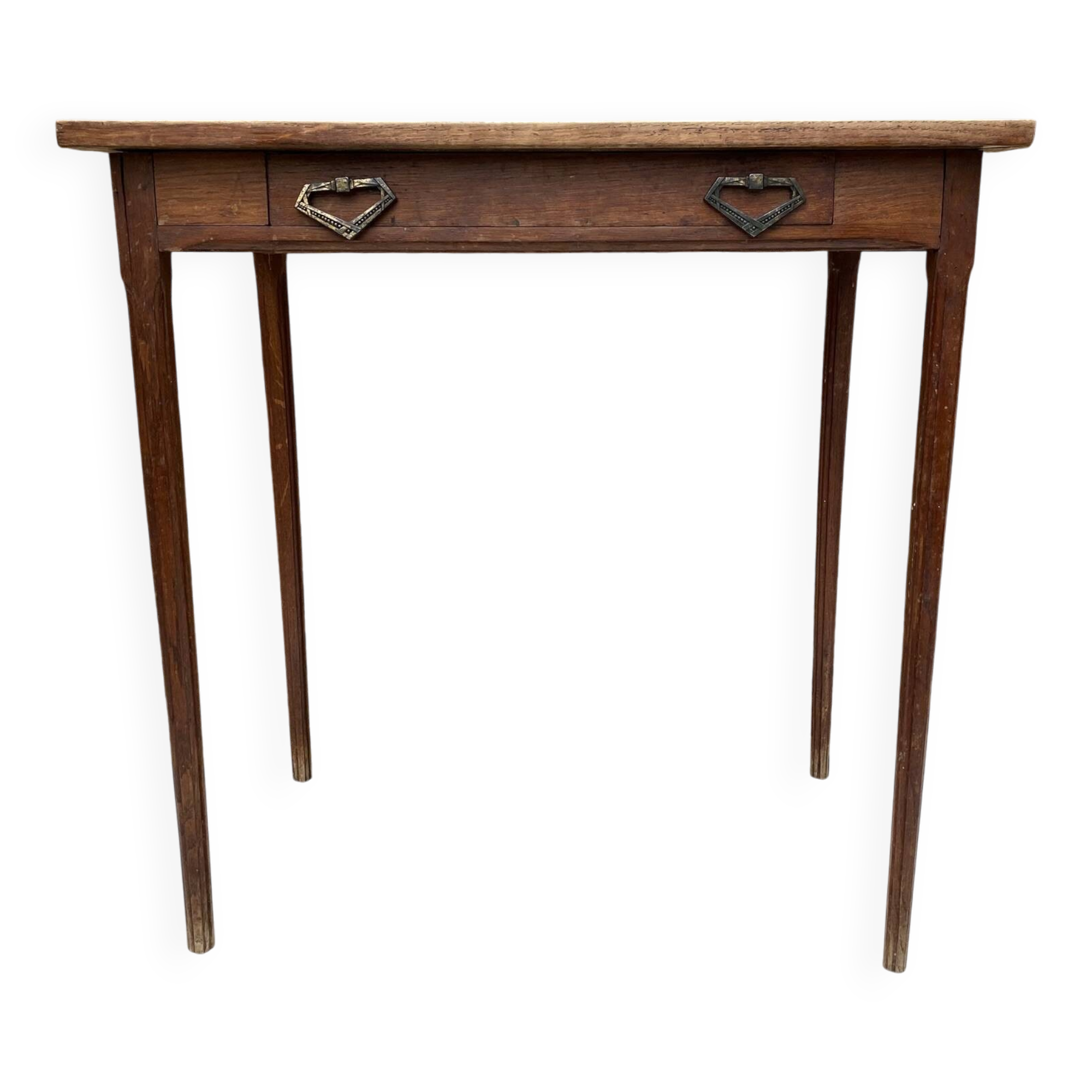 Small table, occasional desk in solid wood with 1 drawer.