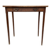 Small table, occasional desk in solid wood with 1 drawer.