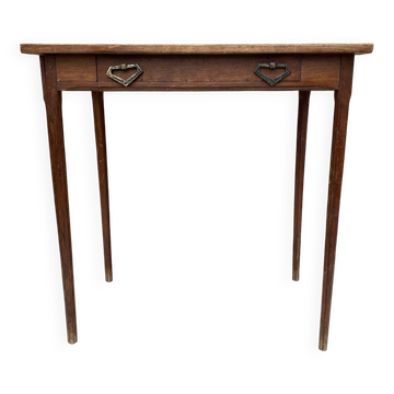 Small table, occasional desk in solid wood with 1 drawer.