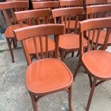 Set of 27 bistro and Baumann chairs
