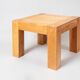 Coffee table in solid ash from the 1970s.