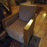Cubist Art Deco armchair