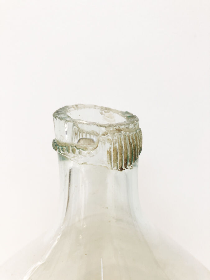 Demijohn transparante, late 19th