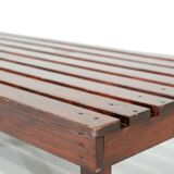 Banc en pin français - 1960s