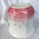Earthenware pot cover with reed patterns