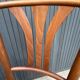 Lot de 2 chaises bistrot en bois courbé