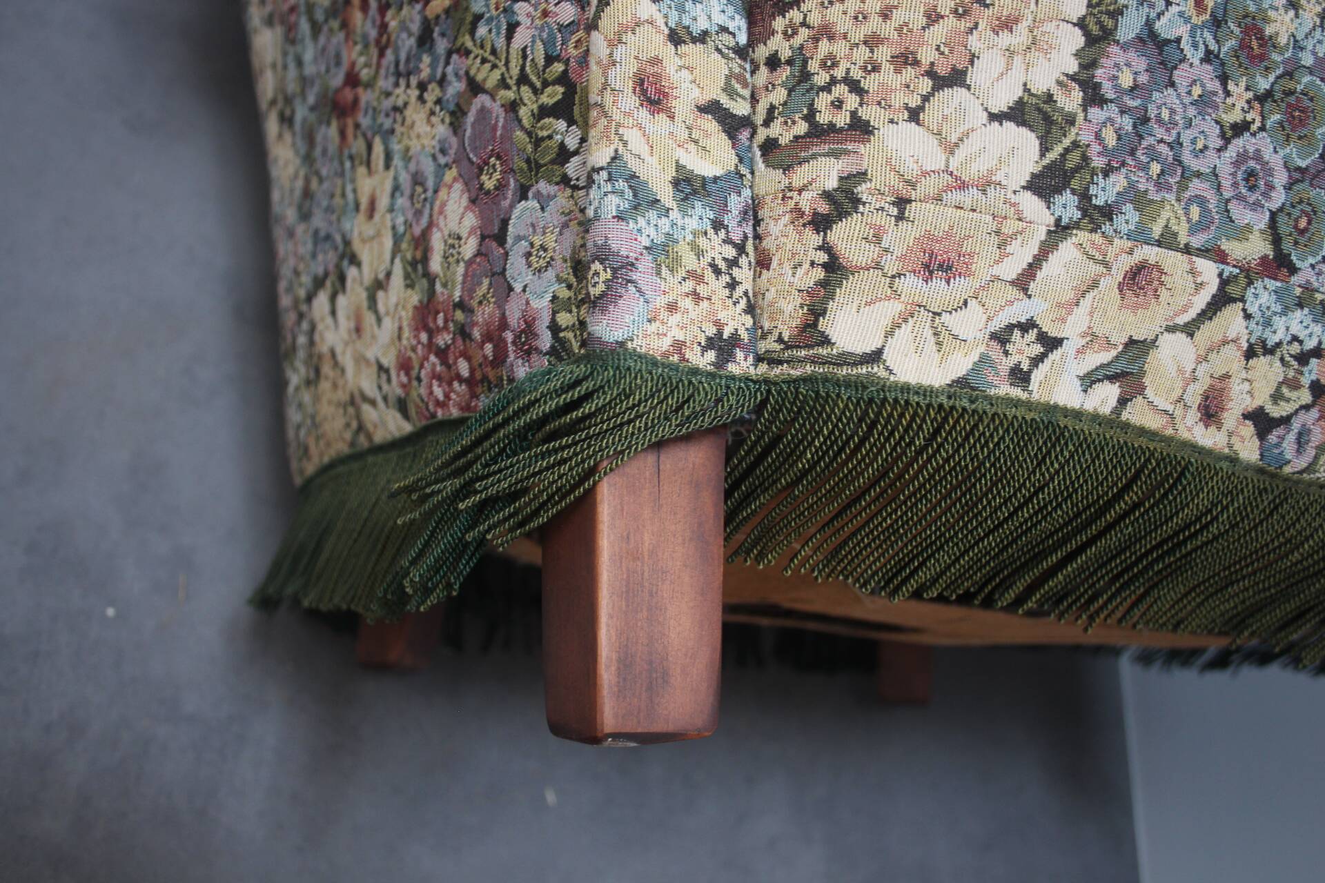 Designer club armchair, 1940s.