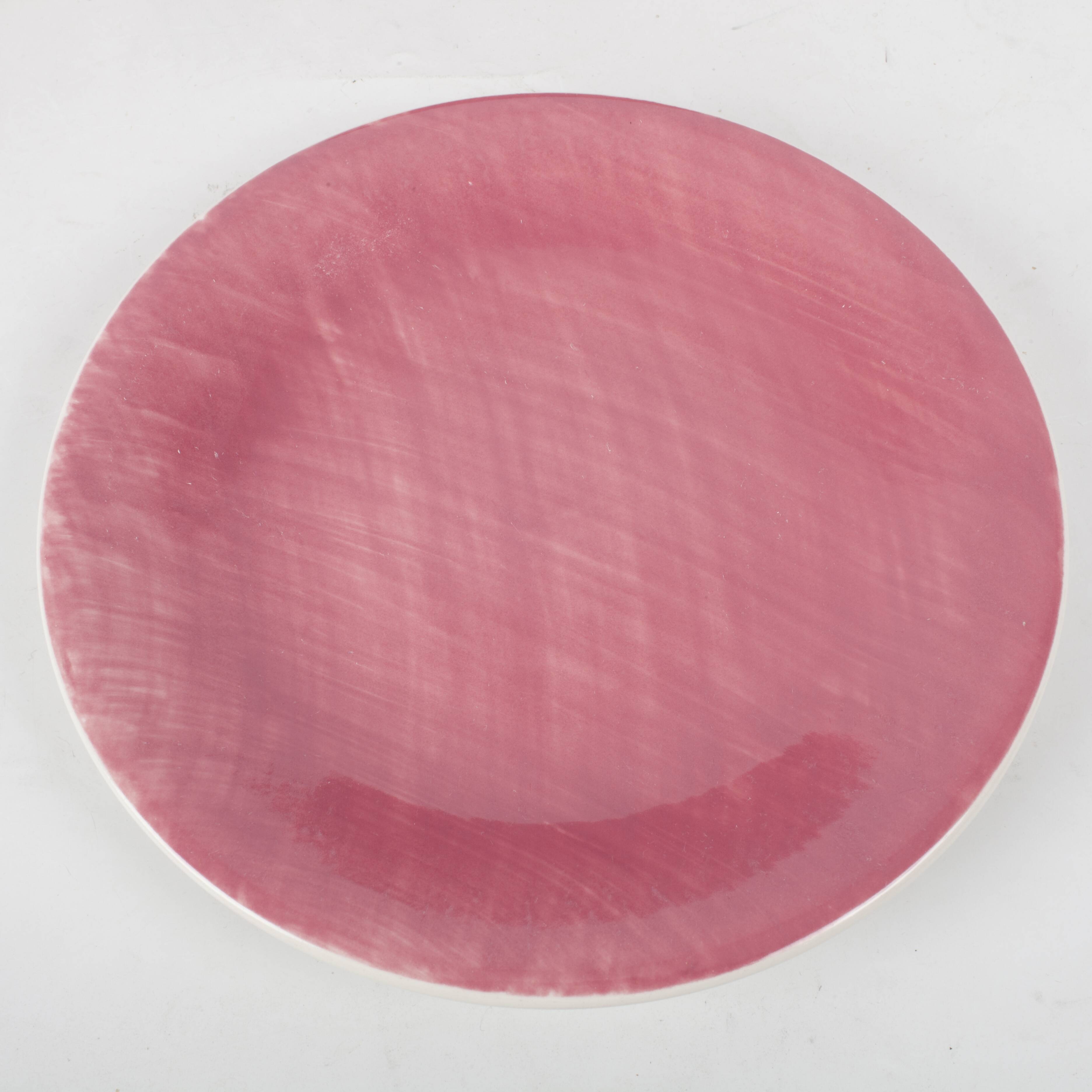 Set of 6 dishes earthenware of salins, france, collection mistral