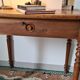 Bureau à pieds tournés en chêne