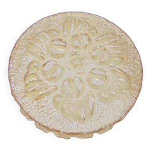 Plafonnier en verre moulé