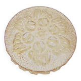 Iridescent cast glass ceiling light by Helena Tynell