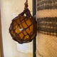 Amber blown glass float