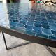 Round table zelliges handmade fish scales 12 people