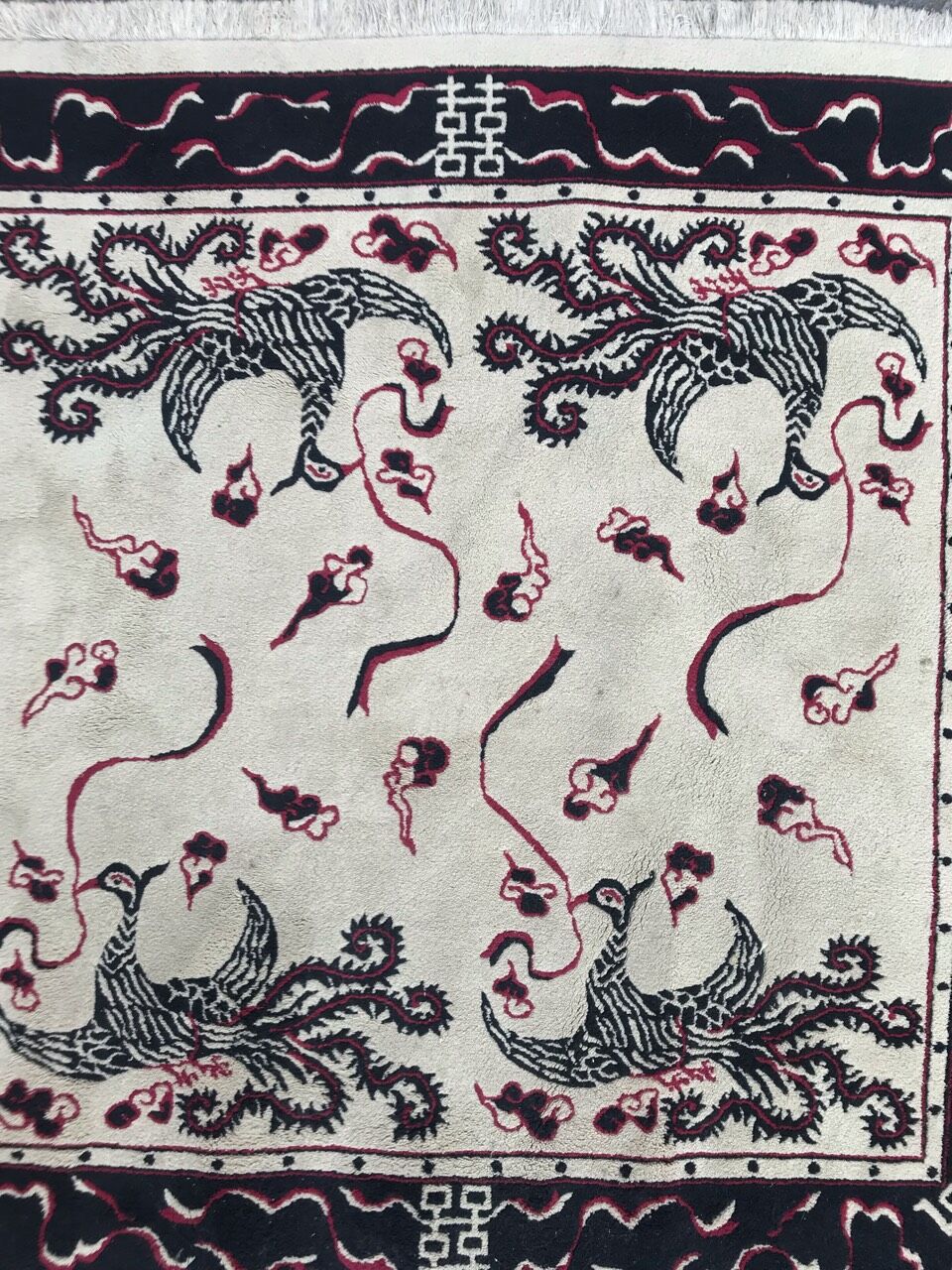 Vietnam handmade square rug 150x150 cm