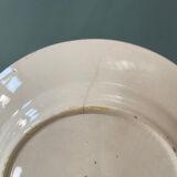 6 plates earthenware slips Moulin des Loups