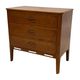 Petite commode vintage des années 1960 en chêne.