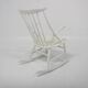 Beech rocking chair, Illum Wikkelsø, N. Eilersen, Denmark, 1960