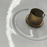 Enameled sheet metal pendant lights