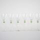 Set of six glasses, Italian design, 1970s, made in Italy