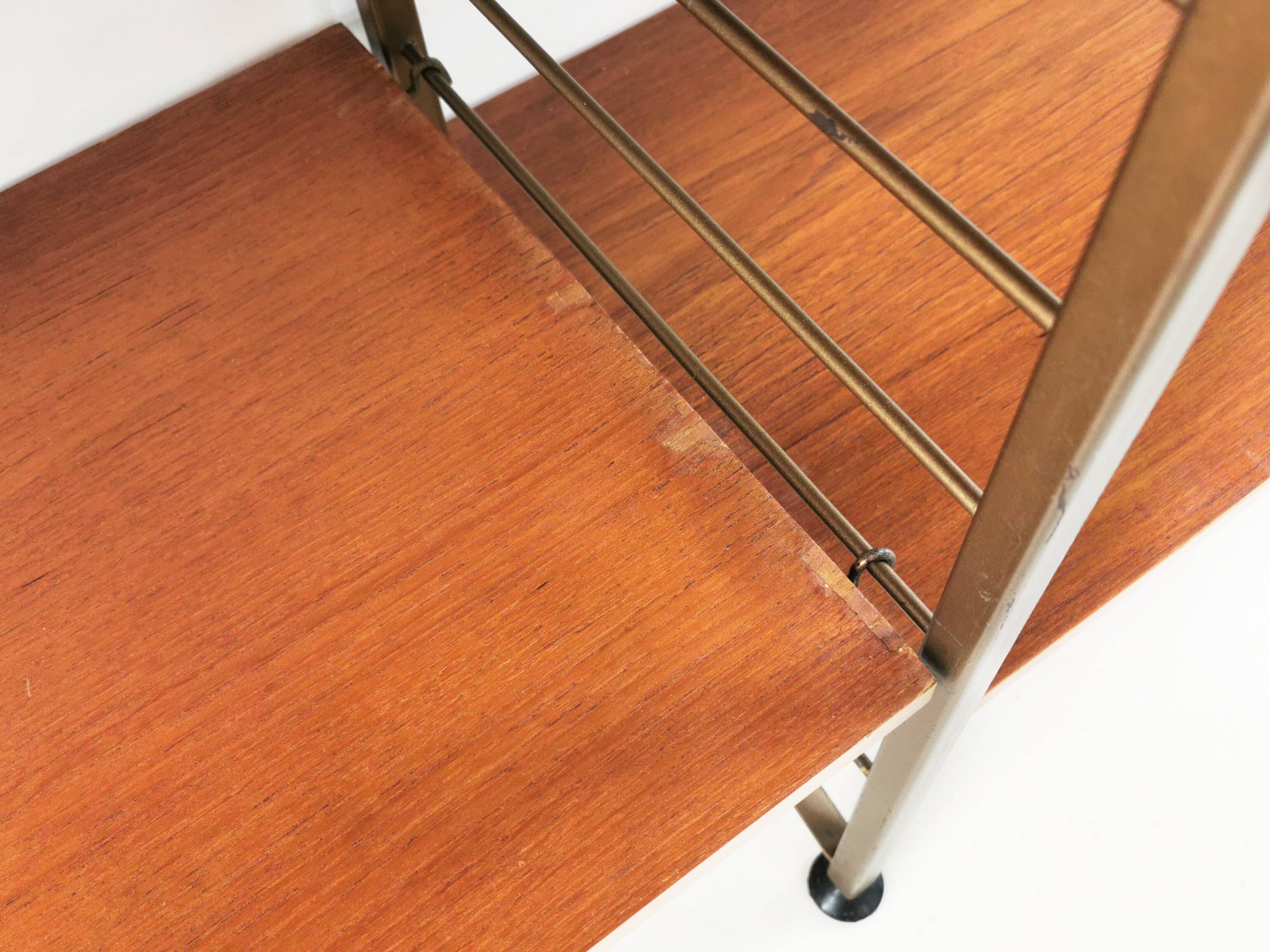 Mid century teak Ladderax low display cabinet, 1960s