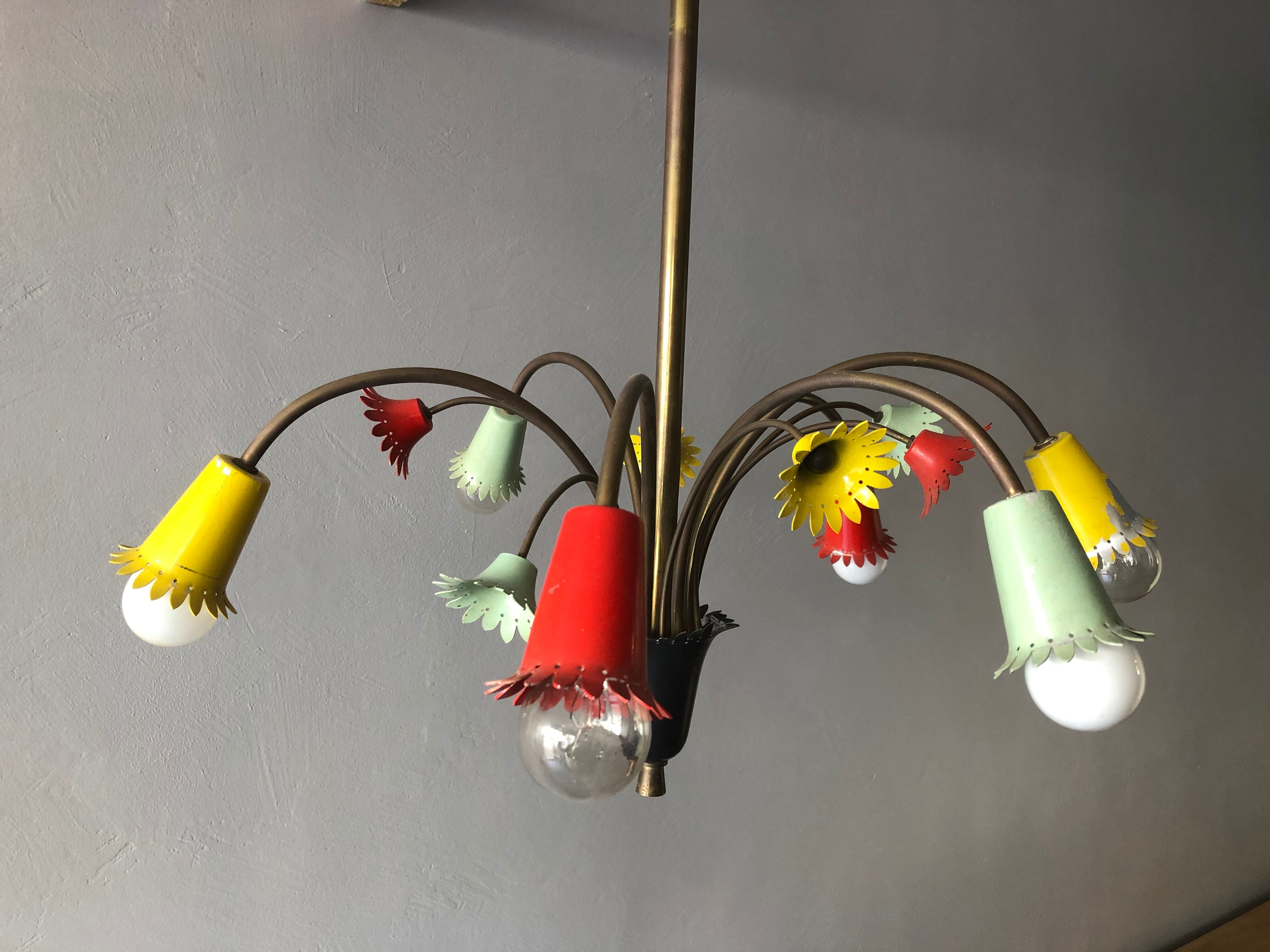 Vintage Italian chandelier design 50