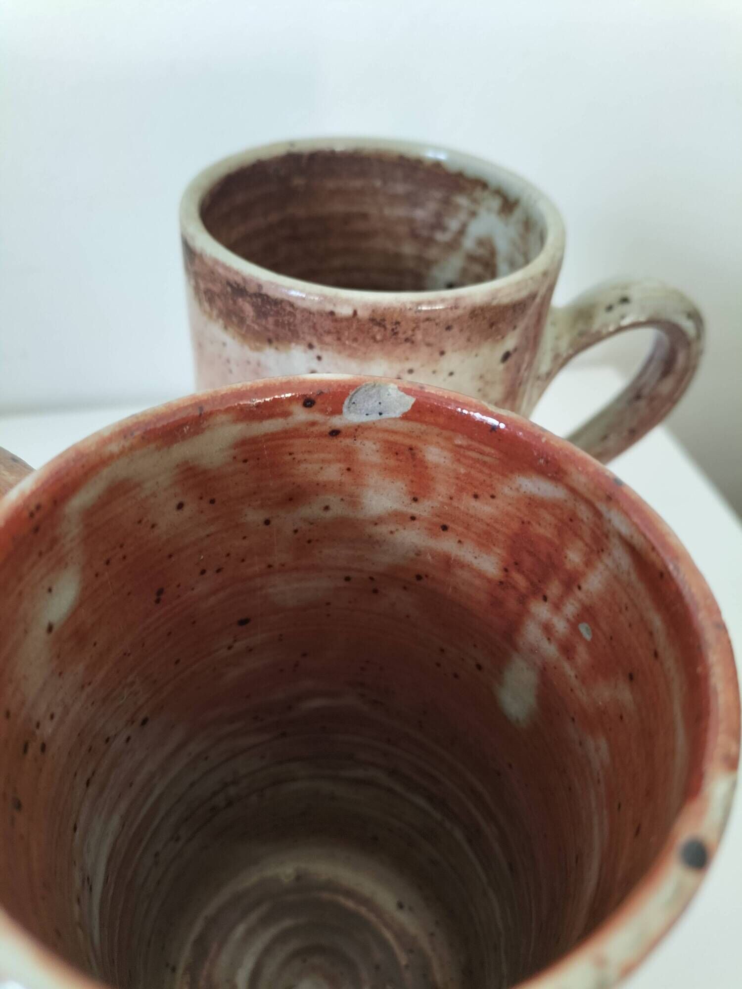 Duo grands mugs grès
