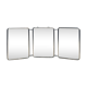 Miroir barbier triptyque 21x49cm