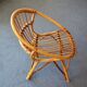 Armchair shell child rattan