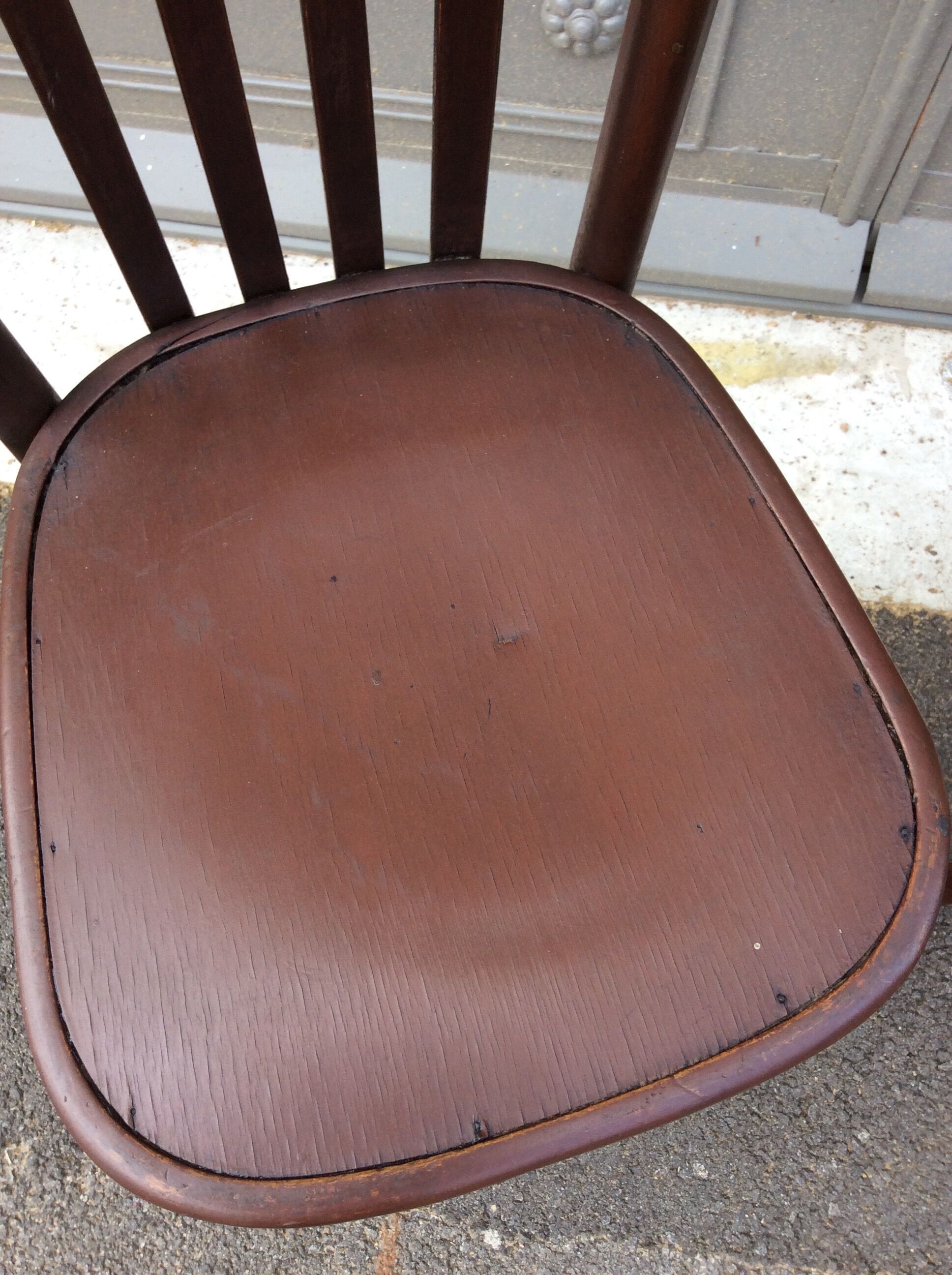 Pair of vintage bistro chairs