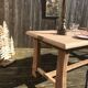 Table de ferme bois brut
