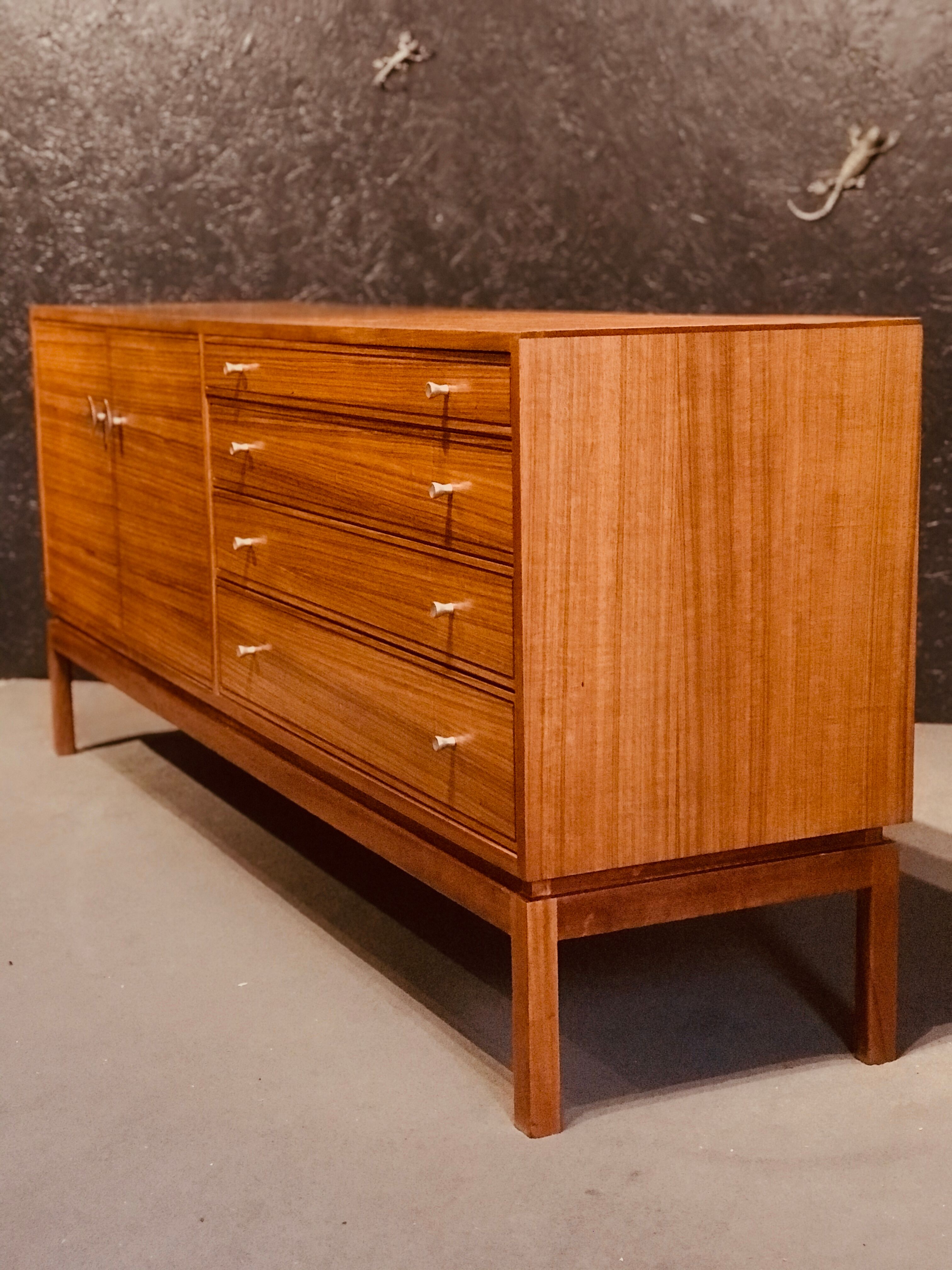 Mid century sideboard from White and Newton made in Portsmouth in Walnut