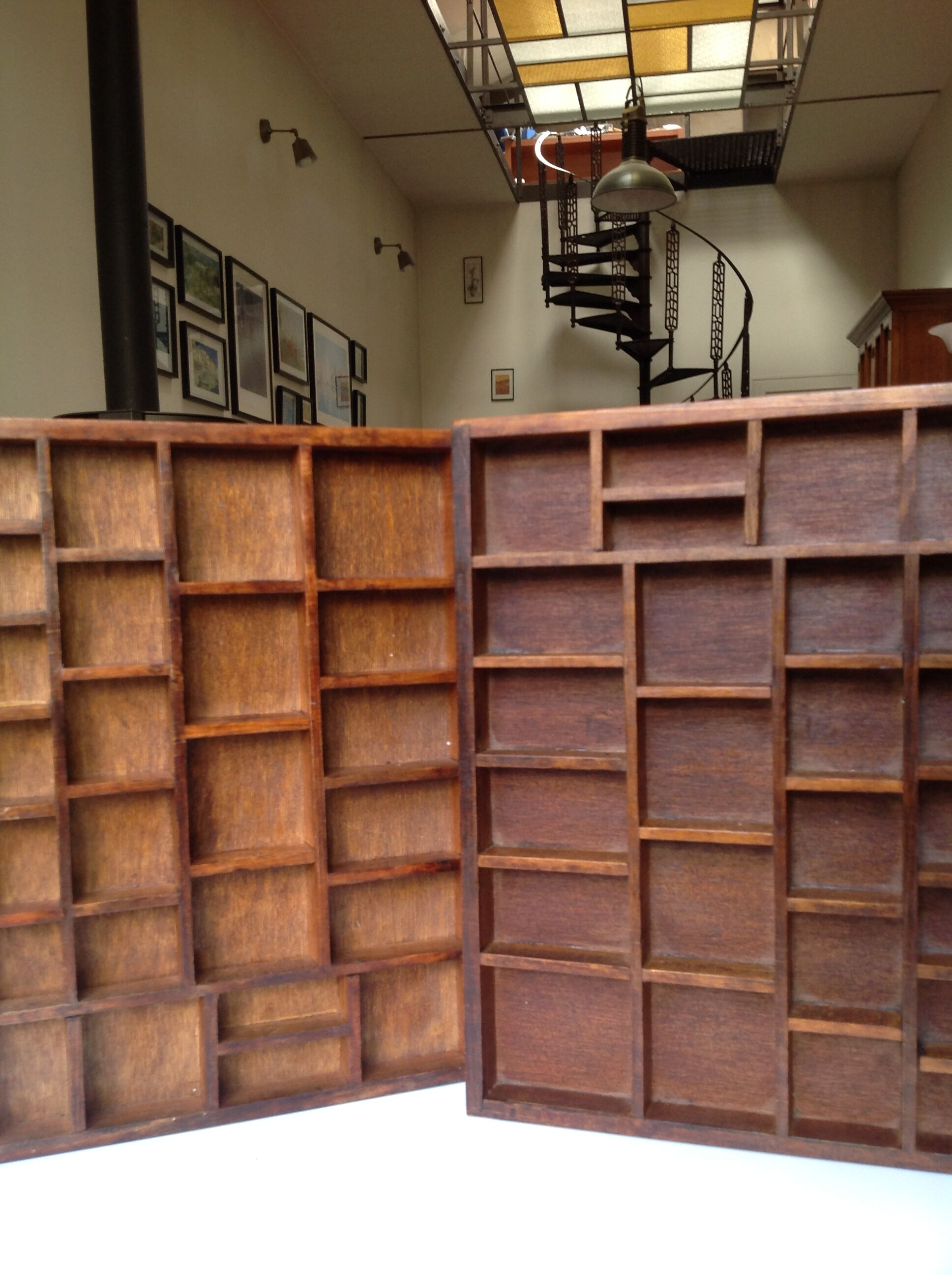 Lot of 2 printing bins