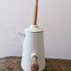 White porcelain chocolatier