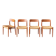 Set of 4 dning chairs 'Model 75' by Niels O. Moller