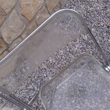 5 vintage 70'S chairs + Giancarlo Piretti Castelli support