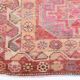 Red & Pink Super Soft Vintage Runner Rug, 91x346Cm