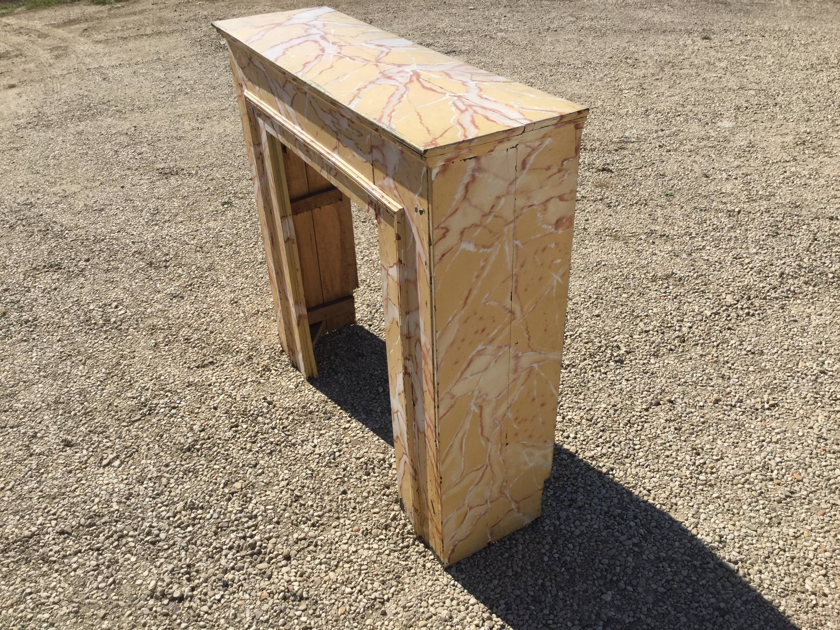 Cheminée en bois