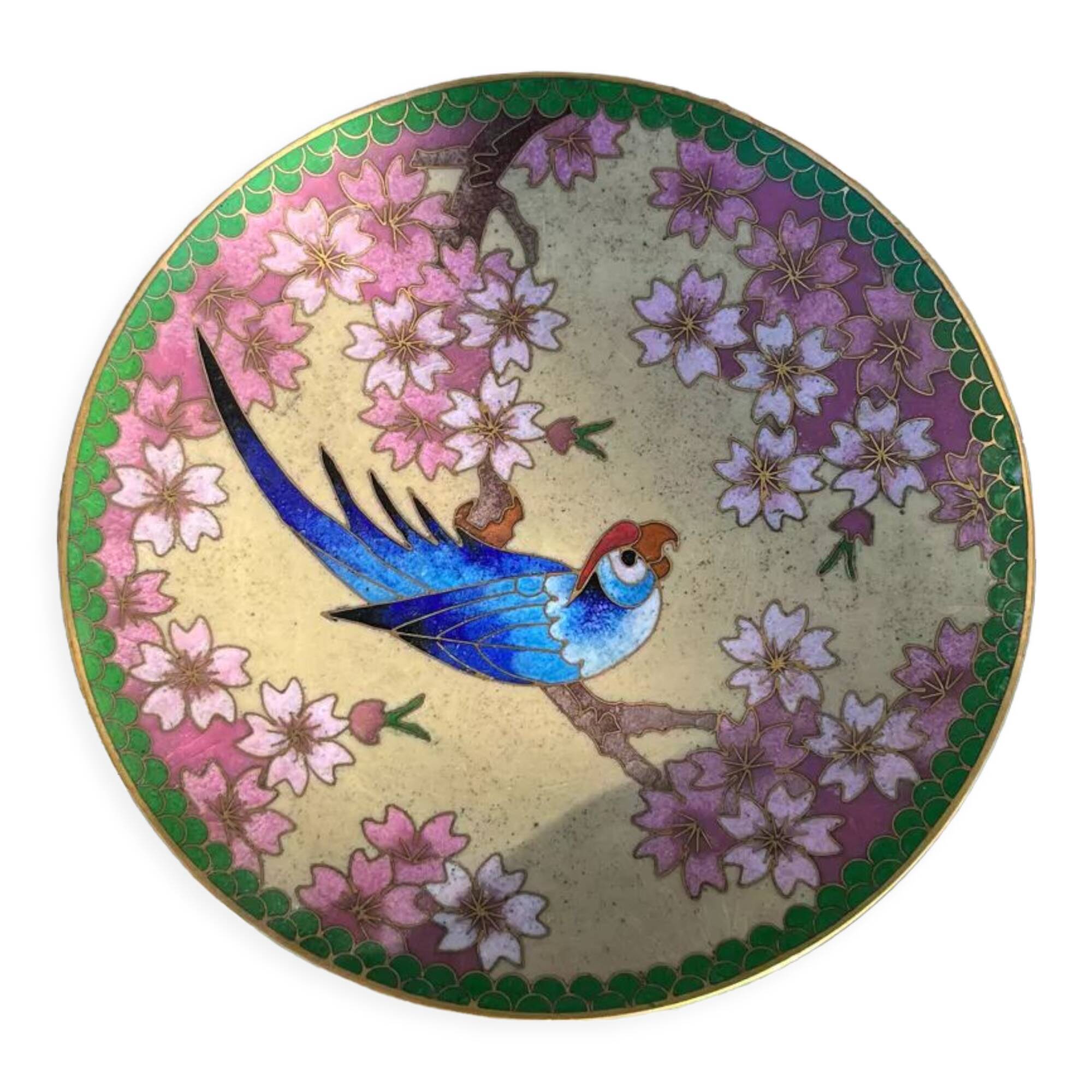 Cloisonné enamel cup