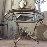 Brass coffee table by Petitot