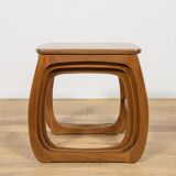Tables gigognes en teck du milieu du siècle de Parker Knoll, années 1960, Royaume-Uni, lot de 3