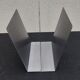70s brushed steel magazine rack