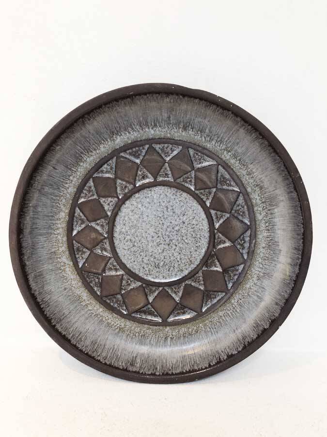 Scandinavian ceramic decorative plate – 1970s