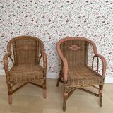 Wicker armchair