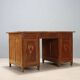 Bureau Liberty en acajou avec cuir et incrustations