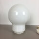 Modernist vintage 1970 s italian Giant Glass Bulb Table / Floor Light