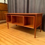 Double-sided desk by Arne Vodder, Brouer Møbelfabrik, Denmark, 1960s
